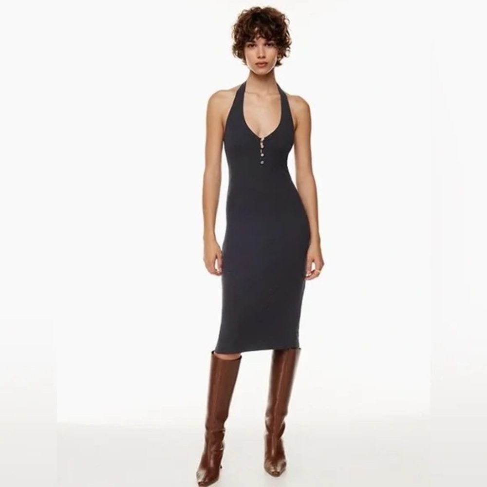 Wilfred Temperature Dress Black - ARITZIA
